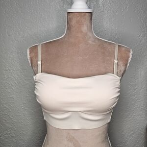 Unbranded Nude Strapless Bra Top S | Minimalist Chic Sexy Woman's Lingerie